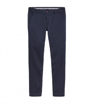 Pantaloni chino Scanton blu scuro