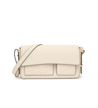 Sac � bandouli�re beige Back to basics