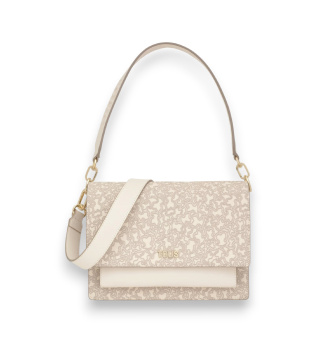 Audree K Mini Lines beige boodschappentas