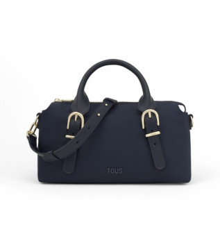 Bowlingtasche M Schnallen Soft navy