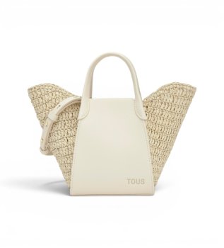 Bolso Capazo Tulip Rafia beige