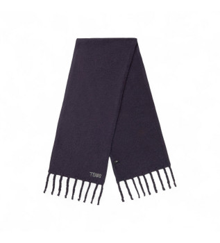 Sciarpa blu navy di cristallo