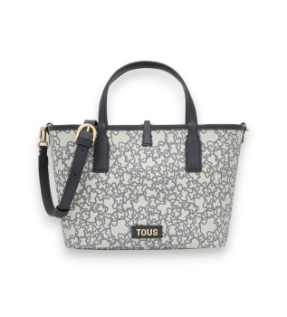Borsa tote mini M. K a doppio uso, grigia