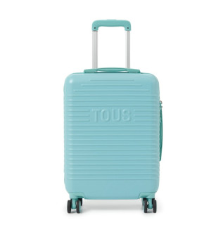 Trkisfarbener Reisekoffer  
