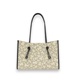 Borsa shopper XL Kaos Icon beige