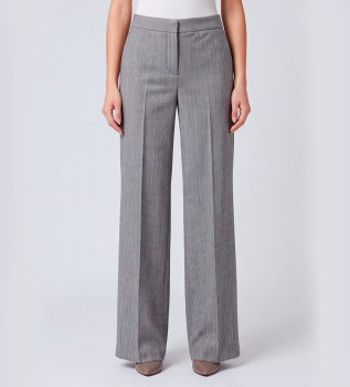 Pantalon large gris