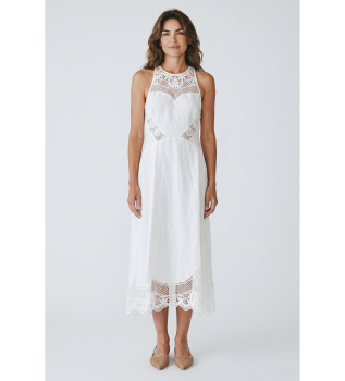 White Embroidered Dress