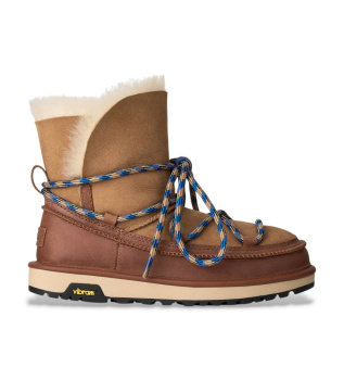 Botas de Pele Classic Tread Boot castanho