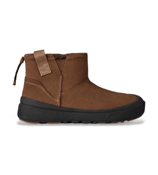 Dark brown Classic Mini Outpost leather boots