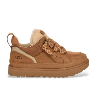 Braune Lowmel Ledersneaker