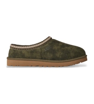 Tasman Baxter Leather Sneakers green