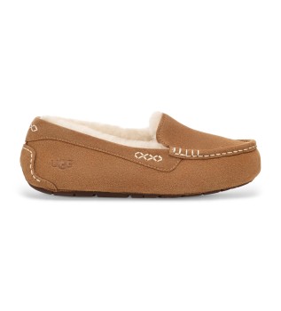 Ansley brown leather sneakers
