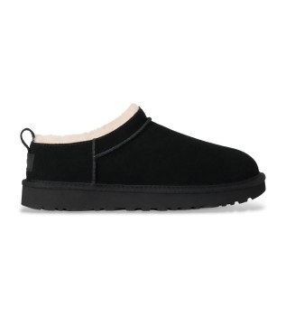 Sneakers classiche in micro pelle nera