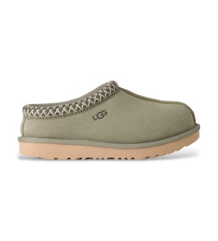 Pantofole in pelle Tasman II verde