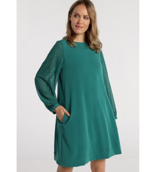 Krótka sukienka 131616 Zielona