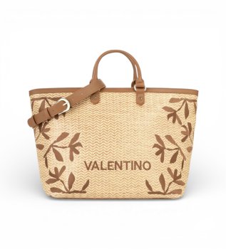 Beige shopper tas