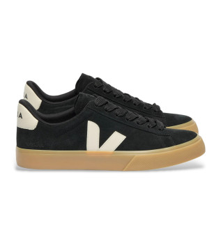 Sneakers in pelle nera