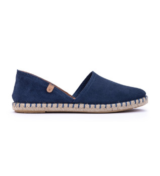 Carmen espadriller i bltt lder