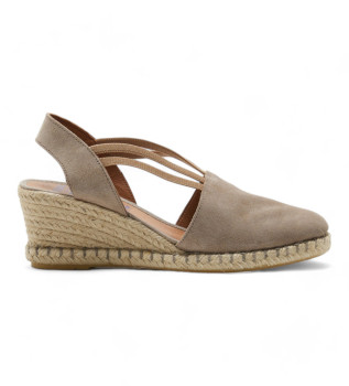 Maika taupe splitleren sandalen