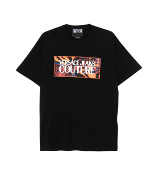 Versace Jeans Couture T-shirt logo gold, black - Esdemarca