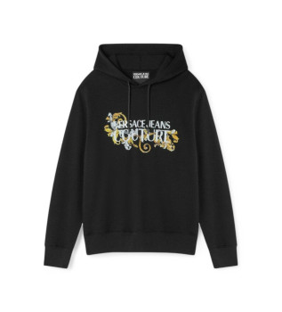 Sudadera con capucha de corte estndar negro