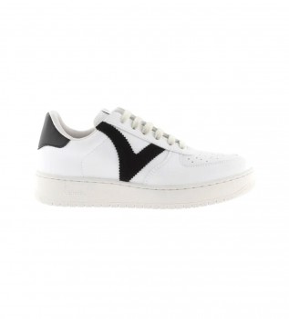 Trainers Madrid wit, V zwart