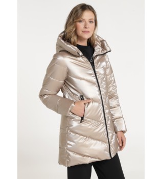 Vattenfast lack med guldmetallic-effekt