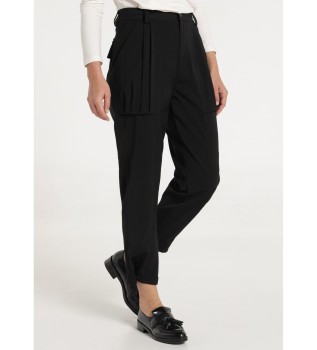 Pantalon de coupe dcontracte noir