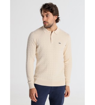 Polo en tricot cbl beige