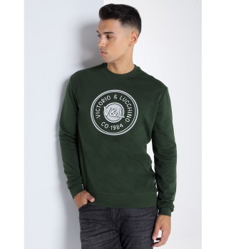 Sweat  col rond avec logo emboss