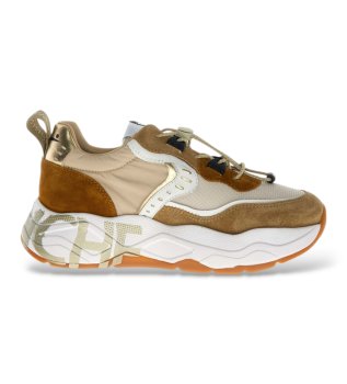 Leder-Sneakers Club105 braun