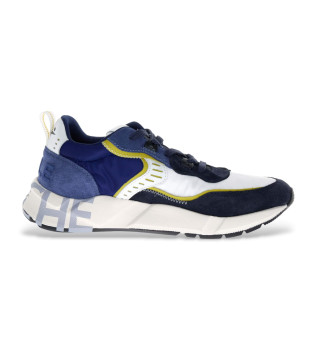 Leather Sneakers Club01 blue