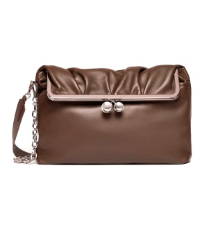 Bolso de Piel Wkaslalom marrón