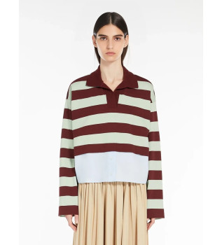 Szałwiowozielona koszulka polo Halle