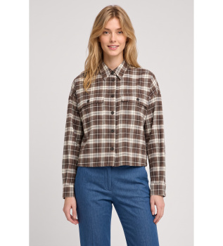 Camisa Wkdberlina marrón