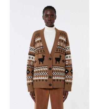 Wielbłądzi kardigan Ovatta