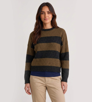 Pull en tricot Wkdtuono marron