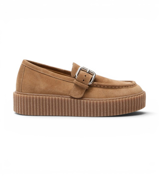Mocassins en Cuir Wkanavetta marron
