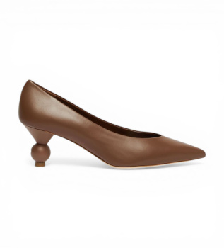 Chaussures en cuir marron Renza
