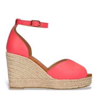 Manly orange espadrillos