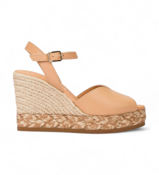 Alpargatas de Piel Dalia 11 beige