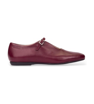 Ballerinas aus Leder Pepa 150 Bordeaux