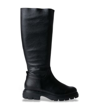 Botas de Piel Bones 04 negro