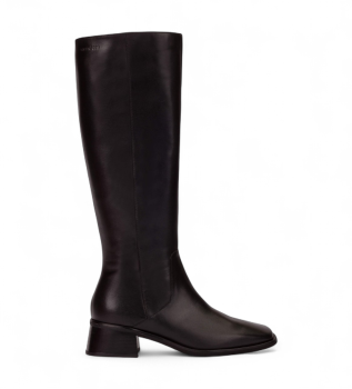 Bottes en cuir Ayla 02 noir