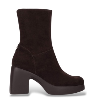 Botas de Pele Lady 101 Marrom
