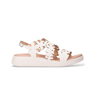 Off-white Loaf-sandaler i l�der