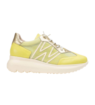Zapatillas de piel Azure Cyber Amarillo