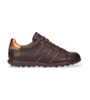 Flyfit 10 Ledersneaker Braun