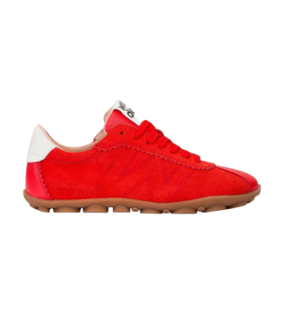 Leather Sneakers Nysa 02 red