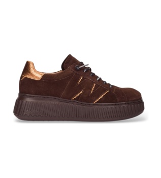 Scarpe in Pelle Xfly 01 Marrone